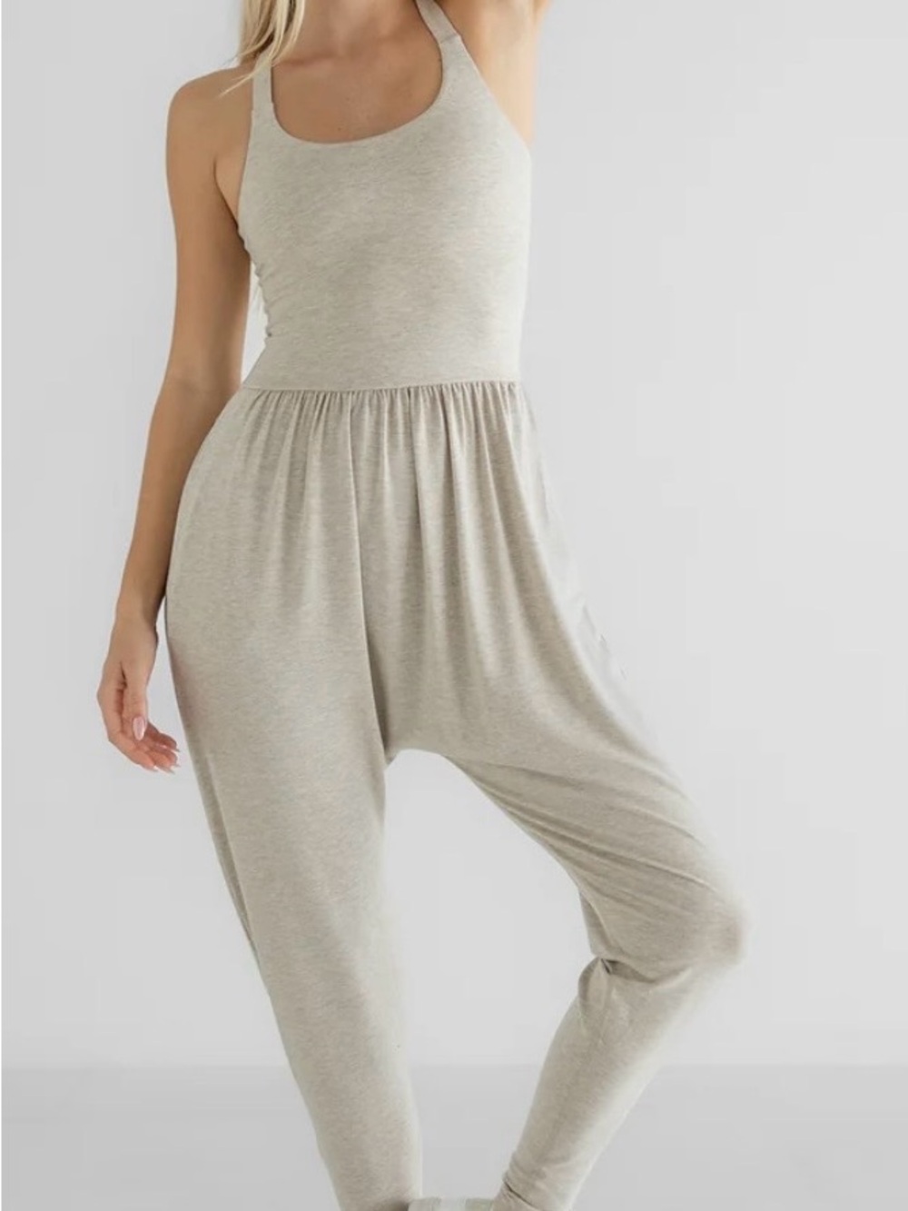Imbodhi Oatmeal Jumpsuit